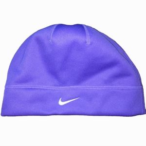NIKE Purple Beanie Hat Cap Children Women Junior Youth Girls Stretchy Hat